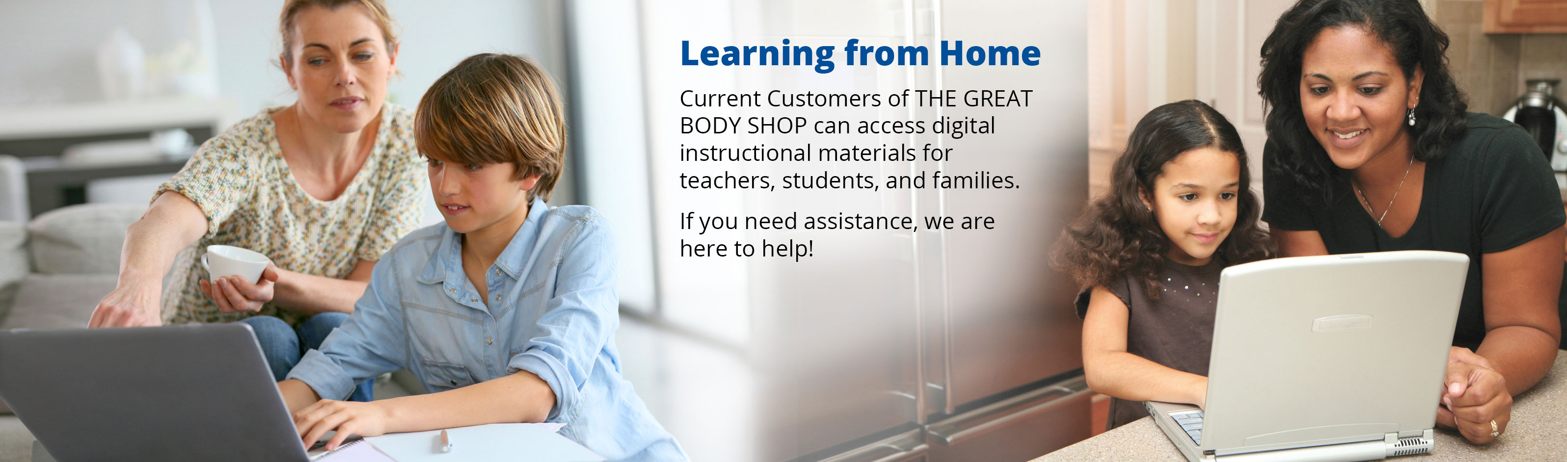 Learning from Home: Current Customers of THE GREAT BODY SHOP can access digital instructional materials for teachers, students, and families. If you need assistance, we are here to help!